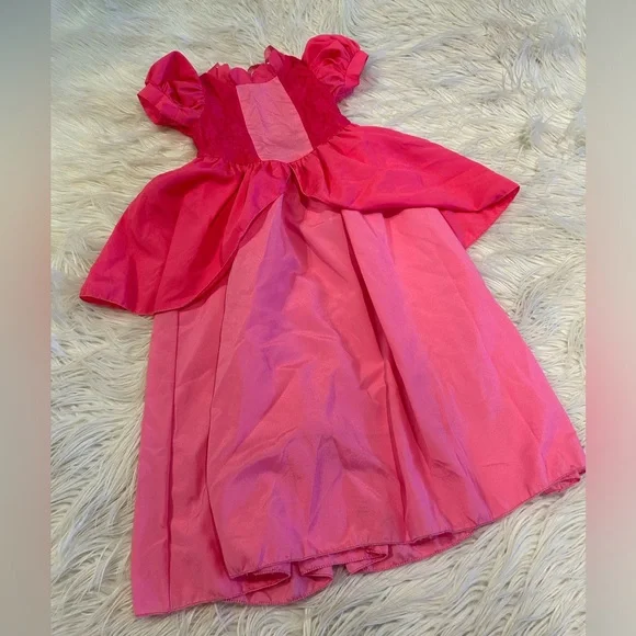 strapless open back dress Princess Peach Costume Dress Mario Bros. Movie Cosplay Halloween Birth –  Beautiplex